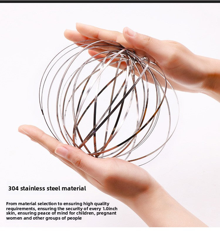 Magic Hand Ring Stress Relief Magic Hand Ring Ring Exercise Trick Toy Stress Relief Hand Ring Magic Fluid Hand Ring