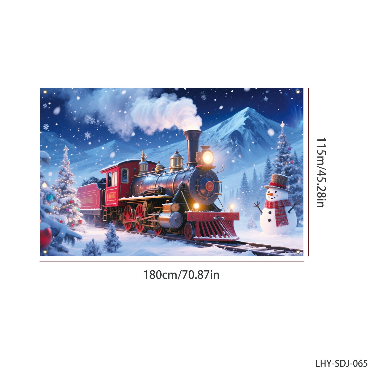 Cross-Border New Christmas Dessert Shop Background Banner Party Atmosphere Decoration Scene Setup Props Supplies