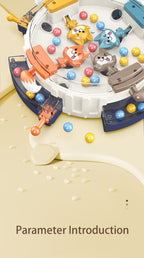 Greedy Hungry Wolf Pac-Man Game Console Children's Educational Competitive Parent-Child Leisure Multiplayer Battle Board Game Toy Cross-Border