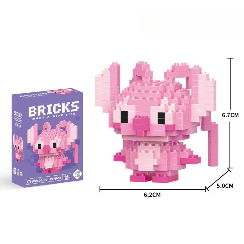 Compatible with LEGO Micro Particles Cartoon Doll Building Blocks Star Dew Puzzle Assembly Toys Cross-Border Stall Wholesale Gifts