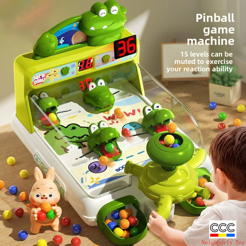 Marbles Shooting Game Machine Breakthrough Shooting Score Shooting Early Education Educational Children's Toys 4-6 Years Old Parent-Child Interaction