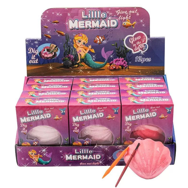 Mermaid Tail Planet Wand Archaeological Dig Blind Box - Girls DIY Space Craft Kids Toy