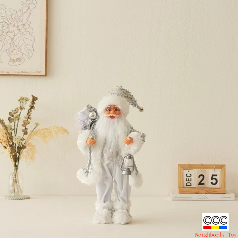 Cross-Border Christmas Santa Claus Figurine Christmas Decorations Christmas Doll Figurine Small Gift
