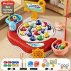 Children's Magnetic Fishing Toy Baby Early Education Educational Boys and Girls Electric Large Rotating Fishing Plate Parent-Child Interaction