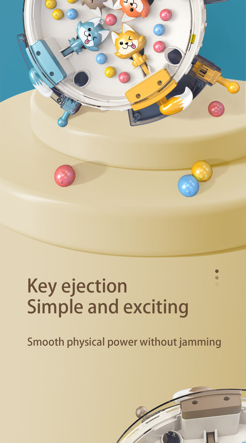 Greedy Hungry Wolf Pac-Man Game Console Children's Educational Competitive Parent-Child Leisure Multiplayer Battle Board Game Toy Cross-Border