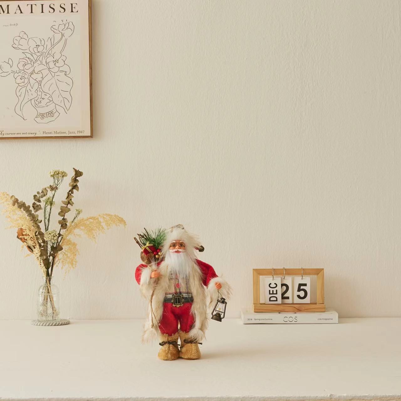 Cross-Border Christmas Santa Claus Figurine Christmas Decorations Christmas Doll Figurine Small Gift
