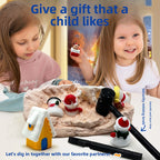 Snow Bros Archaeological Dig Blind Box Christmas Children's Gift New Year Present Boy Girl Educational Toy for Kids Ages 5+