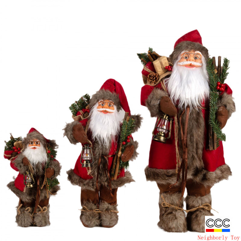 Cross-Border Christmas Santa Claus Figurine Christmas Decorations Christmas Doll Figurine Small Gift