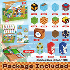 Cross-Border Amazon Hot Item Magnetic Building Magnetic Blocks Educational 3D Magnetic Pieces DIY Toys for Children
