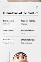 Stress Relief Artifact Pimple Squeezing Toy Big Head Blackhead Acne Nose Simulation Model Stress Relief Doll Toy