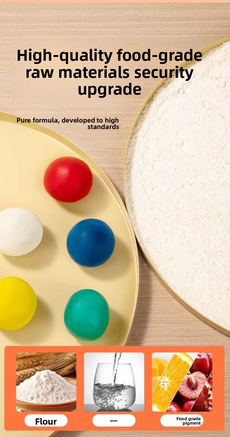 Free Shipping Wheat Flour Clay Children's Noodle Maker Special Clay Safe Kindergarten DIY Set Handmade Toys