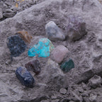 Colorful Gem & Dinosaur Fossil Archaeological Dig Blind Box - Kids DIY Educational Toy