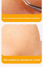 Decompression Artifact Strawberry Nose Clip Acne Simulation Extrusion Acne Decompression Toy Blackhead Cleaning Model Small Toy Model