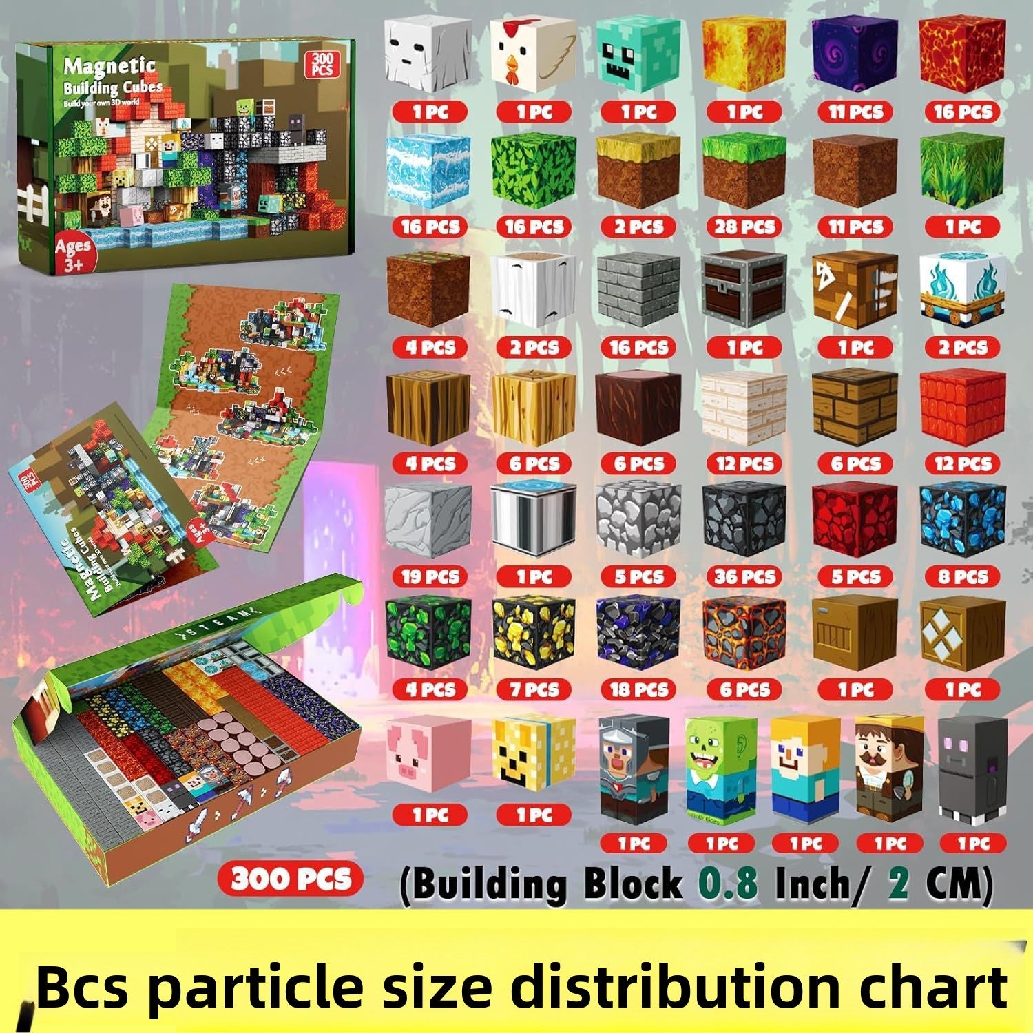 Magnetic Cubes Obsidian Phantom Gate Magnetic Blocks Magnetic Pieces Children DIY