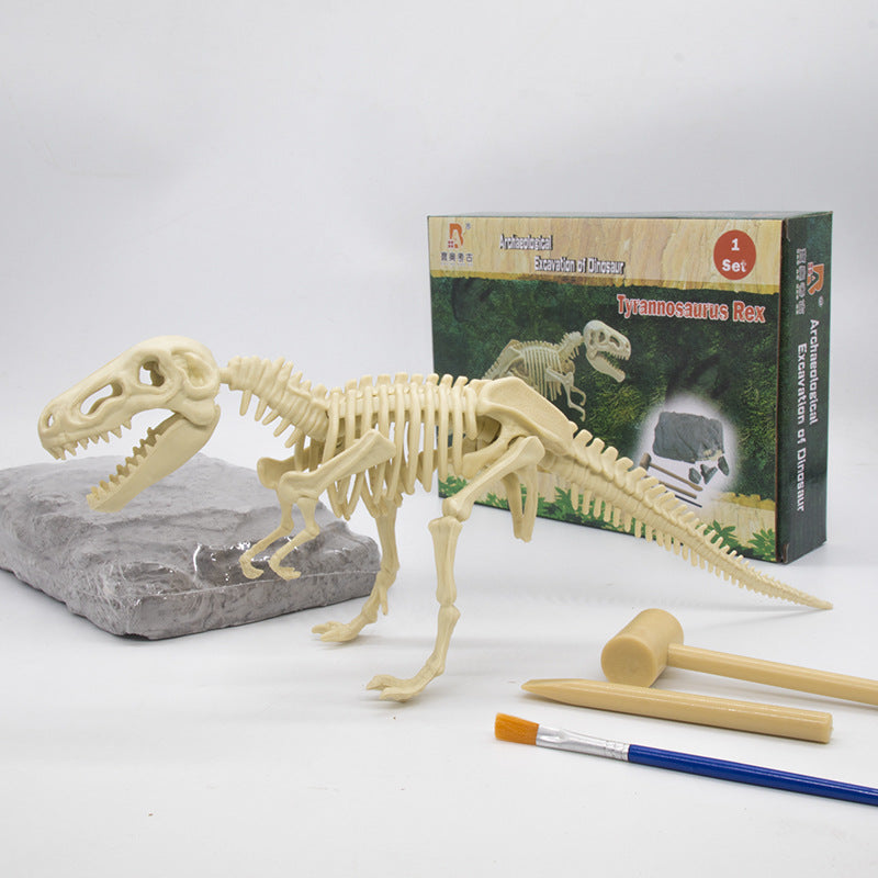 T-Rex Dinosaur Fossil Skeleton Dig Blind Box - Kids DIY Gem Treasure Hunting Archaeological Toy