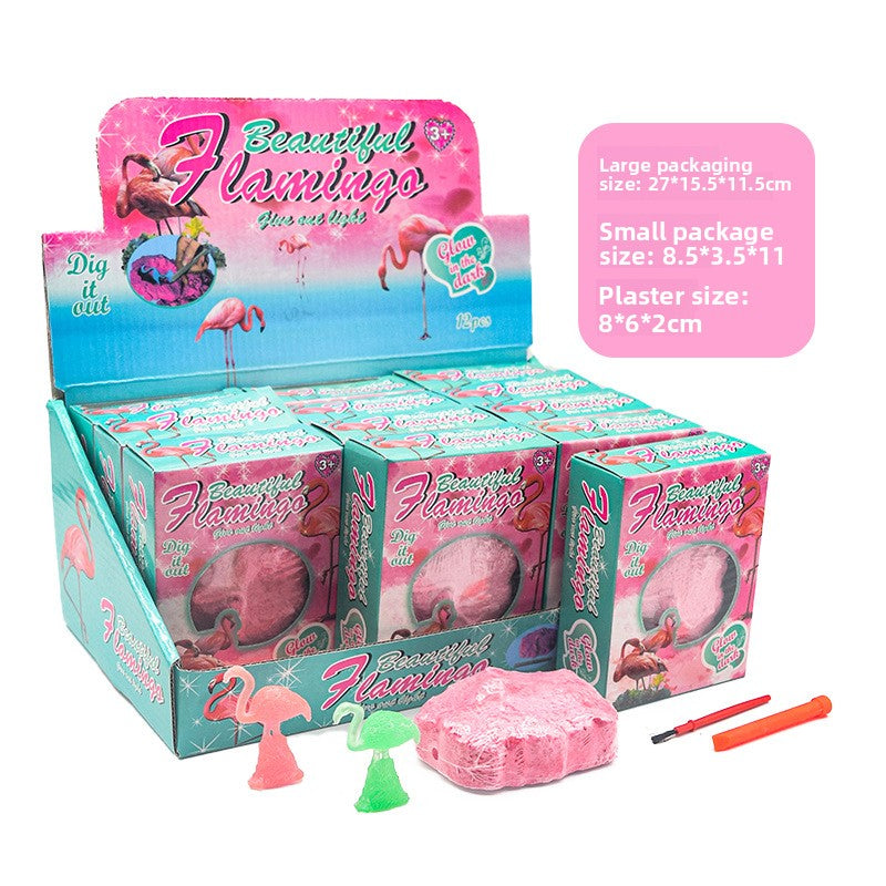 New Mermaid Tail Archaeological Dig Blind Box - Kids DIY Mini Colorful Dinosaur Gem Treasure Hunt Toy