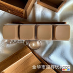 Stress Relief One-Line Four-Key Mechanical Keyboard Switch Tester Macaron Finger Squeeze Stress Relief Keychain