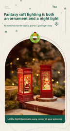 Christmas Decoration Wind Lamp Crystal Lamp Santa Claus Christmas Party Decoration Christmas Ornaments Christmas Gifts