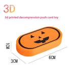 Hot Selling Children's 3D Printed Educational Magnetic Stress Relief Toy Push Card Finger Spinner Boys Handle Piece