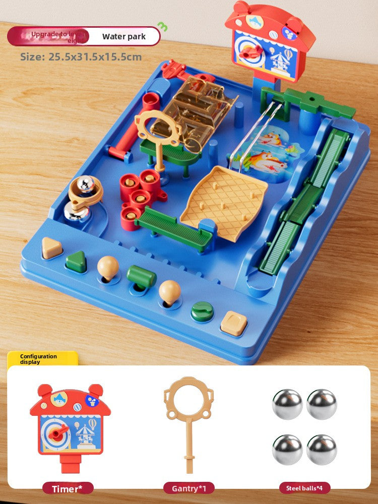 Beibei Jungle Adventure Rolling Ball Track Multi-Functional Maze Game Children's Educational Focus Training Toy