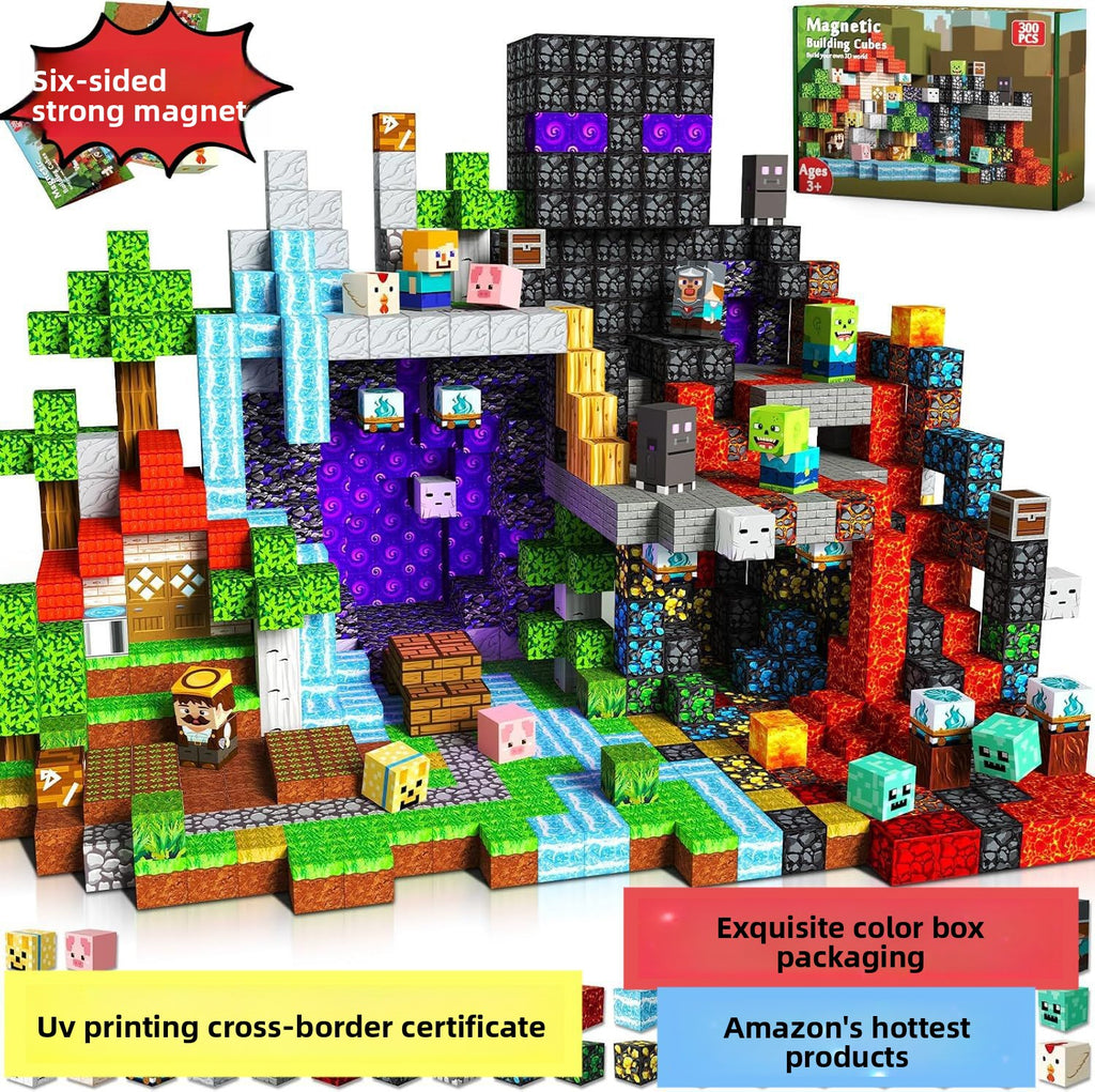 Magnetic Cubes Obsidian Phantom Gate Magnetic Blocks Magnetic Pieces Children DIY