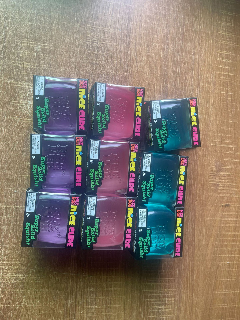 Schylling Needoh Nice Cube Sensory Toy Stress Relief Cube Squeeze Toy Stress Relief Toy