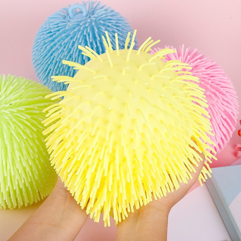 Creative Stress Relief Squeeze Toy Hot Fluffy Ball Soft TPR Big Mouth Vent Ball EDC Stress Relief Toy