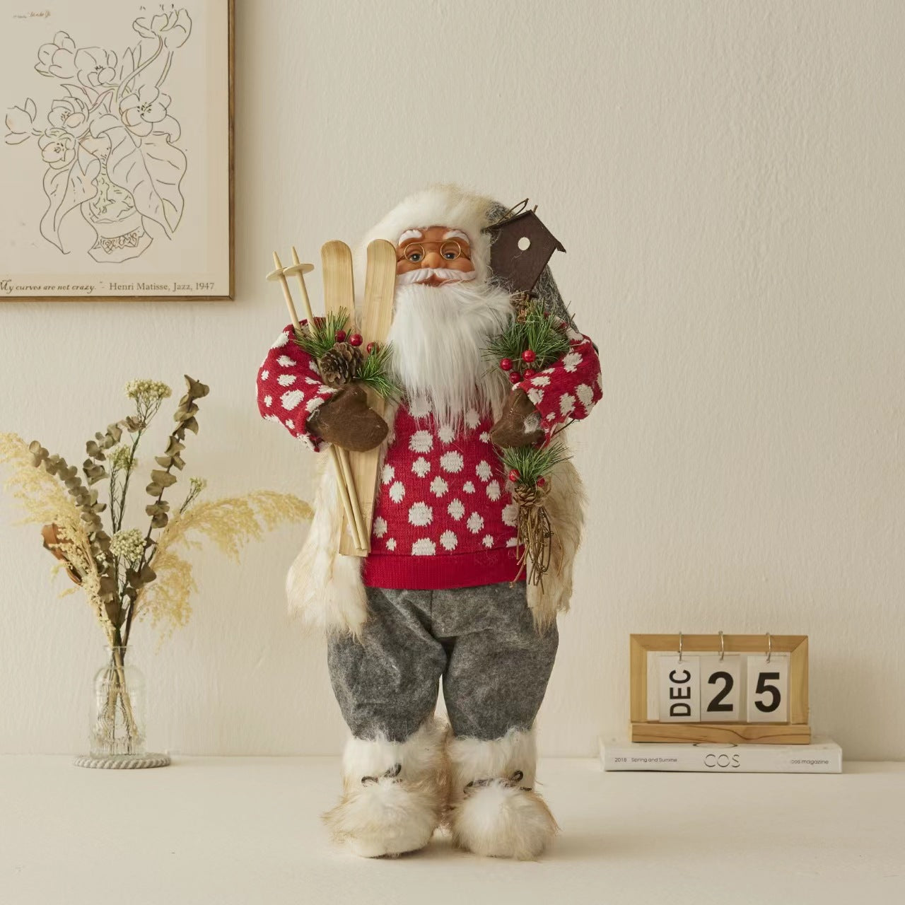 Cross-Border Christmas Santa Claus Figurine Christmas Decorations Christmas Doll Figurine Small Gift