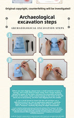 Archaeological Dig Dragon Nine Sons Bi Xi Blind Box Chinese Style National Trend Shan Hai Jing Children's Handmade Treasure Hunting Educational Toy