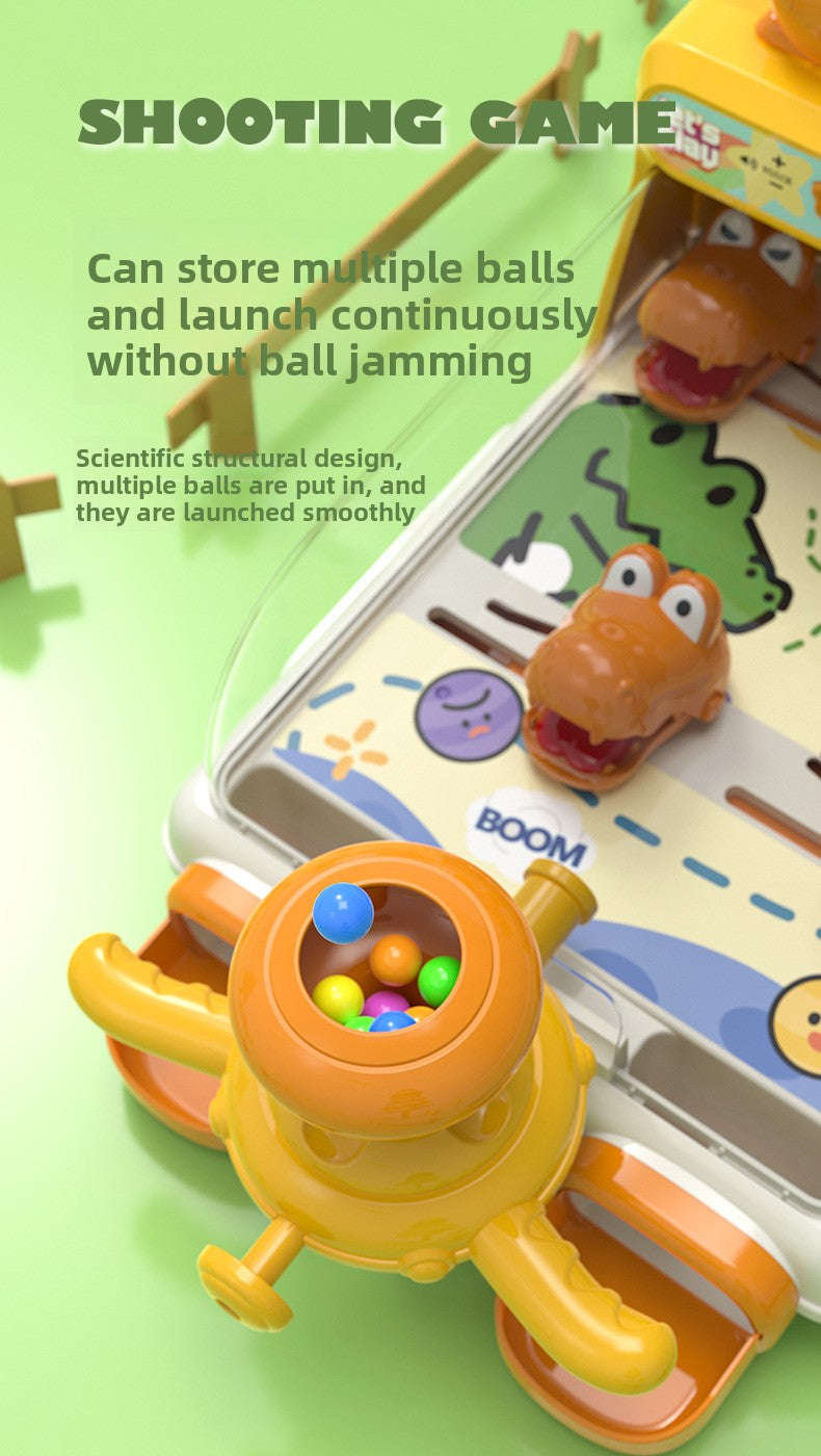 Marbles Shooting Game Machine Breakthrough Shooting Score Shooting Early Education Educational Children's Toys 4-6 Years Old Parent-Child Interaction