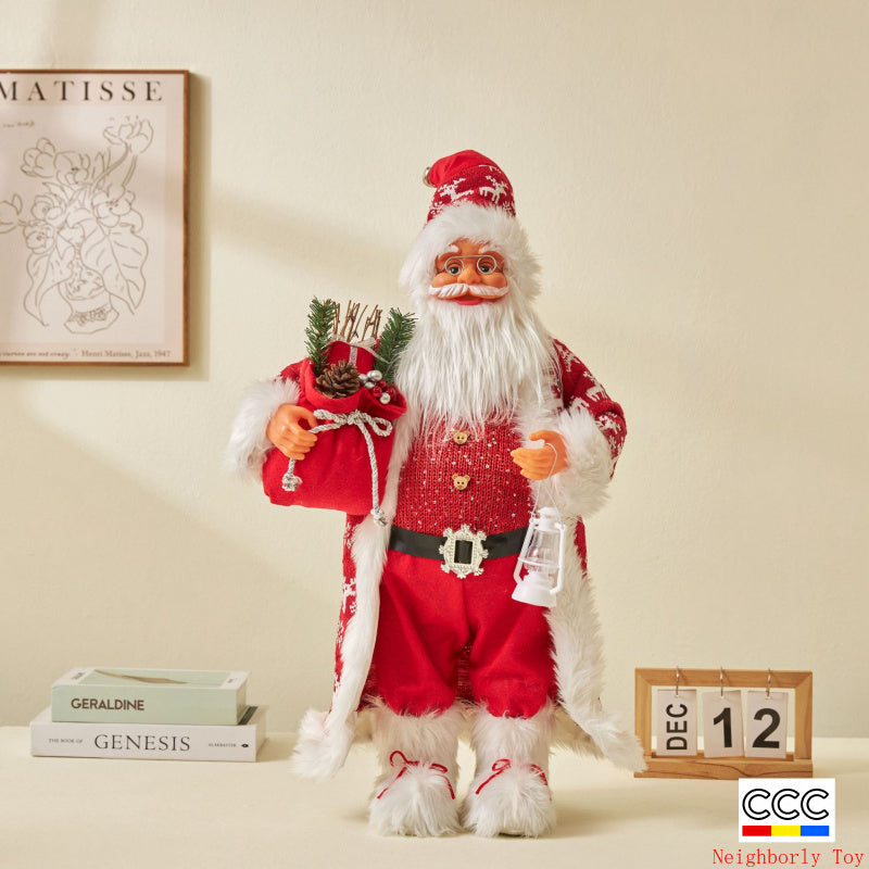 Cross-Border Christmas Santa Claus Figurine Christmas Decorations Christmas Doll Figurine Small Gift