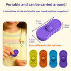 Sensory Fidget Toys Multi-textured sliding decompression board Children's sensory silicone toys