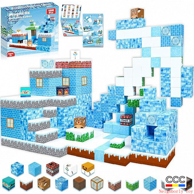 Magnetic Cubes Obsidian Phantom Gate Magnetic Blocks Magnetic Pieces Children DIY