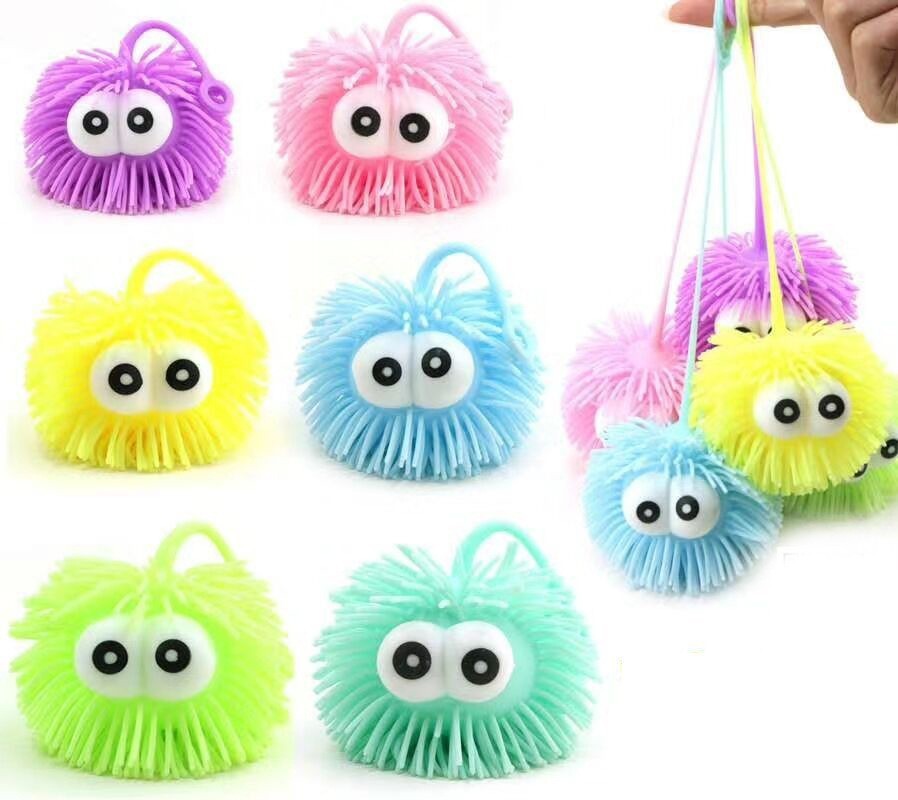 Creative Stress Relief Squeeze Toy Hot Fluffy Ball Soft TPR Big Mouth Vent Ball EDC Stress Relief Toy
