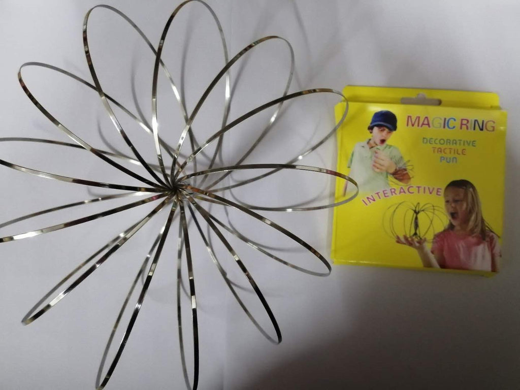 Magic Hand Ring Stress Relief Magic Hand Ring Ring Exercise Trick Toy Stress Relief Hand Ring Magic Fluid Hand Ring