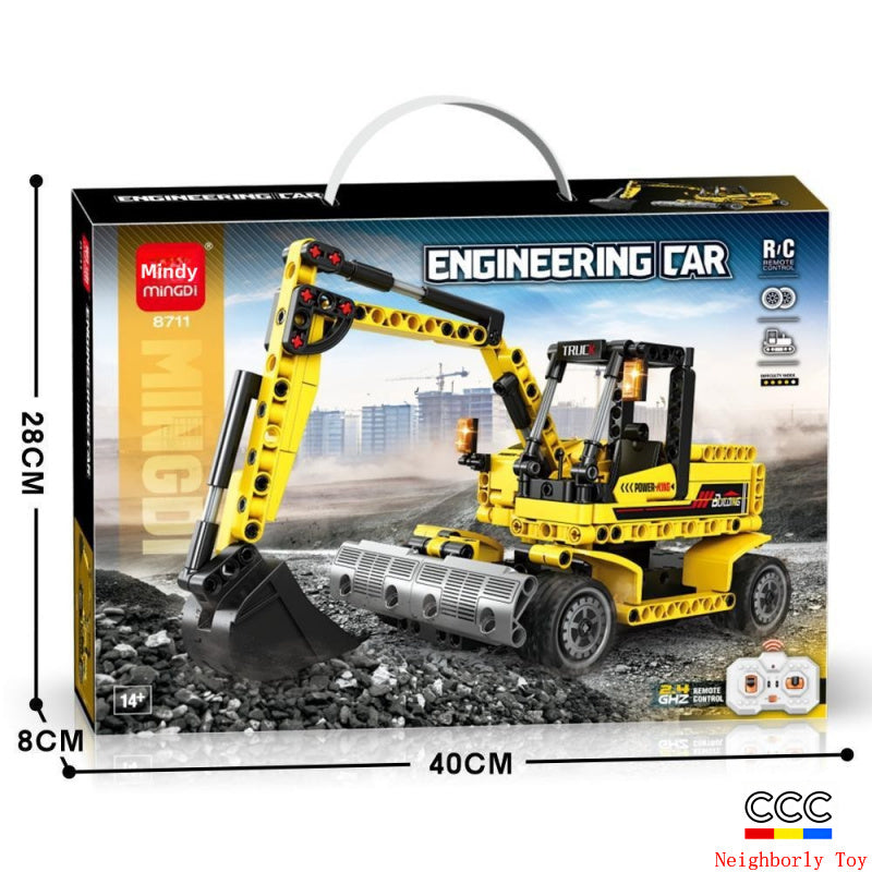 Mingdi 2.4G Remote Control Building Blocks 99A Tank Military Model Compatible with Lego Assembly Children's Toys Student Gift