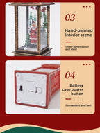 Christmas Decoration Wind Lamp Crystal Lamp Santa Claus Christmas Party Decoration Christmas Ornaments Christmas Gifts