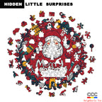 Cross-Border Wooden Santa Claus Puzzle Toy Irregular Shaped Puzzle Game Money Box Gift Stress Relief Game