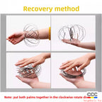 Magic Hand Ring Stress Relief Magic Hand Ring Ring Exercise Trick Toy Stress Relief Hand Ring Magic Fluid Hand Ring