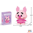 Compatible with LEGO Micro Particles Cartoon Doll Building Blocks Star Dew Puzzle Assembly Toys Cross-Border Stall Wholesale Gifts