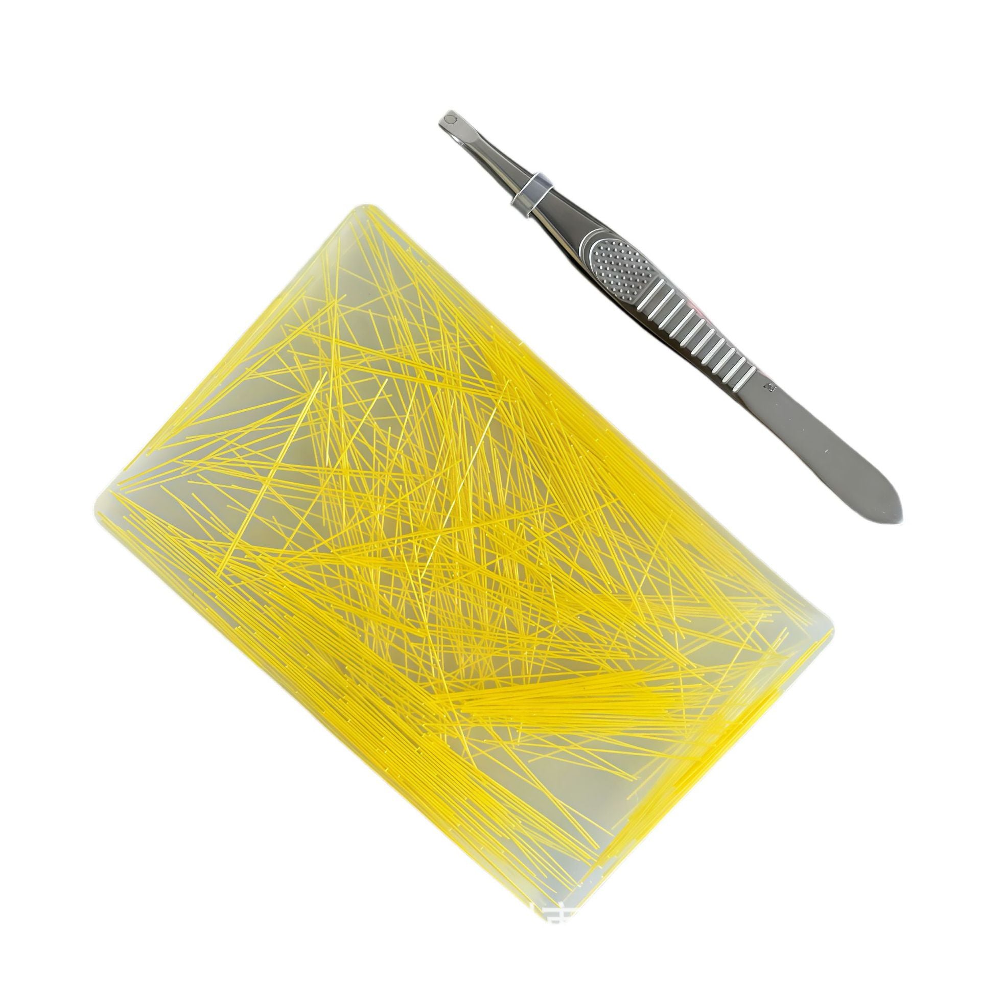 Rectangular Peeling Toy Silk Thread Fidget Toys Silicone Toy Sensory Stress Relief Toy