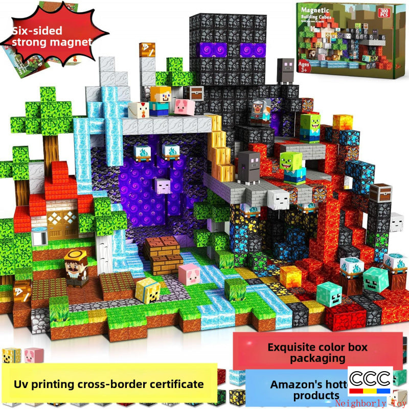 Magnetic Cubes Obsidian Phantom Gate Magnetic Blocks Magnetic Pieces Children DIY