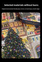 High Quality Galison Christmas Night 500 Piece Winter Lights Puzzle Adult Stress Relief Puzzle Christmas Gift