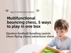 Two-Player Battle Bounce Chess Flying Chess Multi-Functional Desktop Game Children's Parent-Child Interactive Educational Board Game Toy