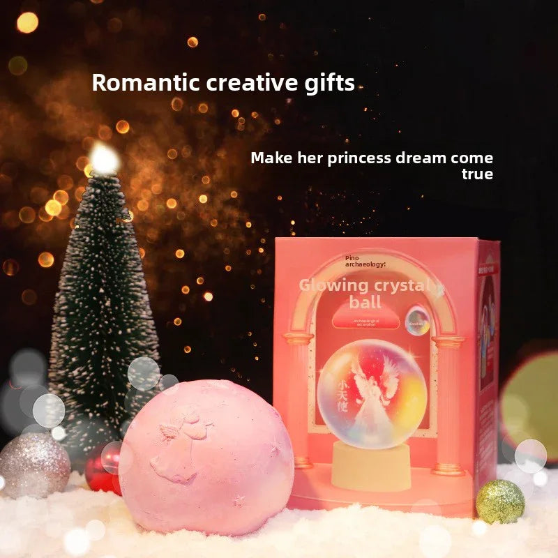 Dream Glow Crystal Archaeological Dig Blind Box - Girls DIY Treasure Hunt Toy