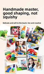 Free Shipping Wheat Flour Clay Children's Noodle Maker Special Clay Safe Kindergarten DIY Set Handmade Toys