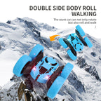 Cross-Border Double-Sided Stunt Car High-Speed 360-Degree Rotating Tumbling Car with Lights Children's Remote Control Car Toy Manufacturer