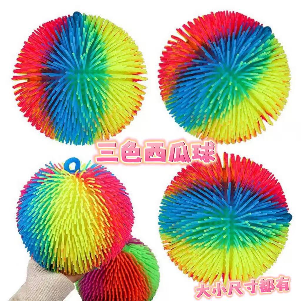 Creative Stress Relief Squeeze Toy Hot Fluffy Ball Soft TPR Big Mouth Vent Ball EDC Stress Relief Toy