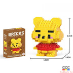 Compatible with LEGO Micro Particles Cartoon Doll Building Blocks Star Dew Puzzle Assembly Toys Cross-Border Stall Wholesale Gifts