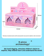 Mermaid Tail Planet Wand Archaeological Dig Blind Box - Girls DIY Space Craft Kids Toy